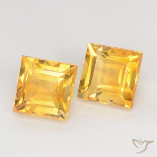 Shop natural 2.39ct ミディアムゴールデン シトリン gems, 四角形, from ブラジル at GemSelect. In stock, global shipping!