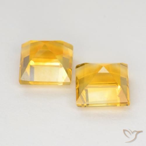 Shop natural 2.39ct ミディアムゴールデン シトリン gems, 四角形, from ブラジル at GemSelect. In stock, global shipping!
