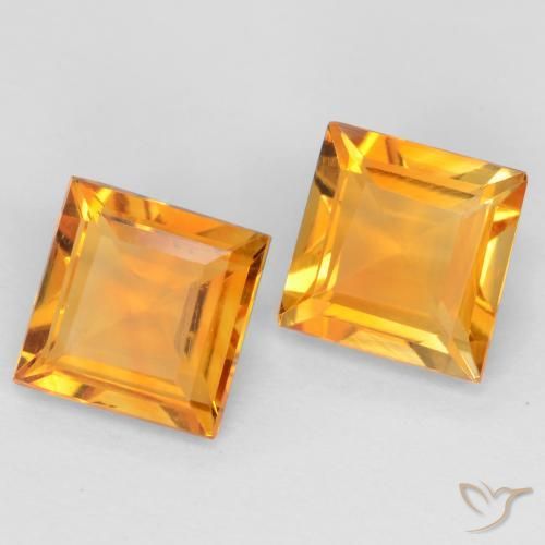 Shop natural 1.62ct ミディアムオレンジ シトリン gems, 四角形, from ブラジル at GemSelect. In stock, global shipping!