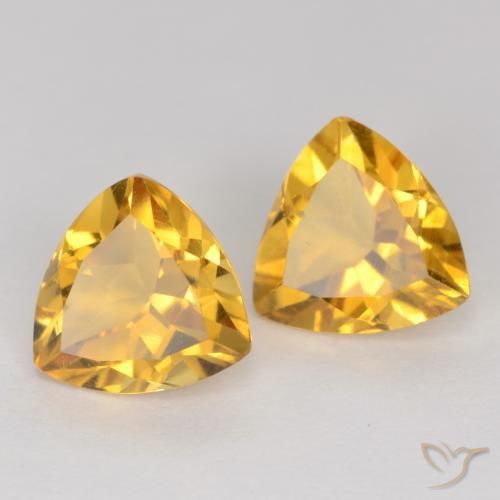 Shop natural 2.00ct ミディアムゴールデン シトリン gems, トリリオン, from ブラジル at GemSelect. In stock, global shipping!