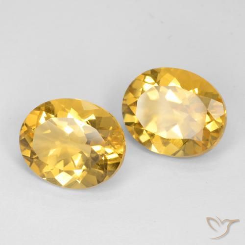 Shop natural 6.76ct ミディアムゴールデン シトリン gems, 楕円形, from ブラジル at GemSelect. In stock, global shipping!