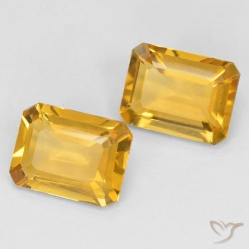 Shop natural 2.82ct ゴールドオレンジ シトリン gems, 八角形 / エメラルドカット, from ブラジル at GemSelect. In stock, global shipping!