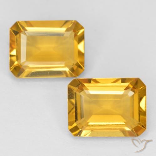 Shop natural 2.78ct ミディアムゴールデン シトリン gems, 八角形 / エメラルドカット, from ブラジル at GemSelect. In stock, global shipping!
