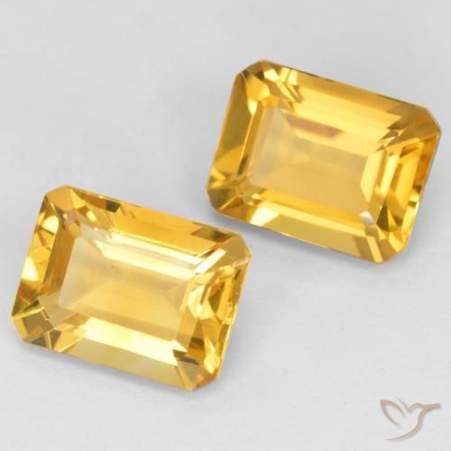 Shop natural 3.09ct ミディアムゴールデン シトリン gems, 八角形 / エメラルドカット, from ブラジル at GemSelect. In stock, global shipping!