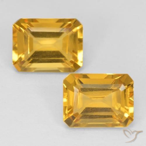 Shop natural 3.02ct ミディアムゴールデン シトリン gems, 八角形 / エメラルドカット, from ブラジル at GemSelect. In stock, global shipping!