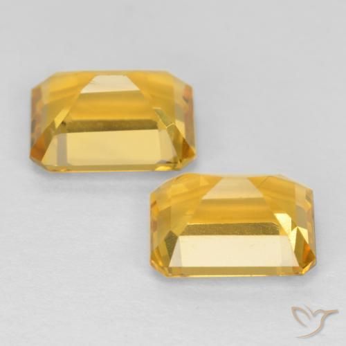 Shop natural 3.02ct ミディアムゴールデン シトリン gems, 八角形 / エメラルドカット, from ブラジル at GemSelect. In stock, global shipping!