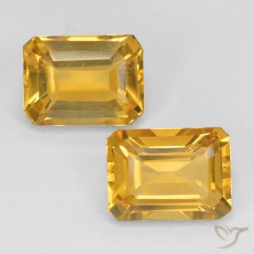 Shop natural 3.16ct ゴールド シトリン gems, 八角形 / エメラルドカット, from ブラジル at GemSelect. In stock, global shipping!