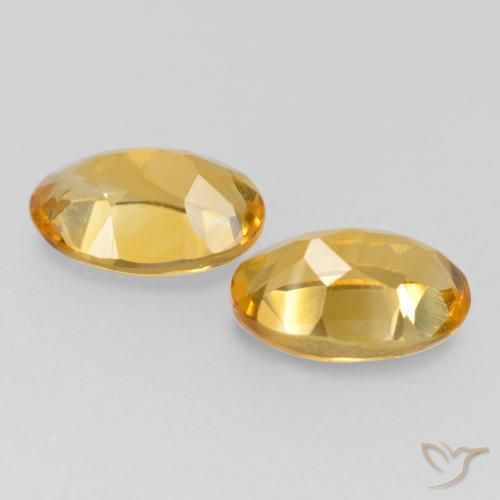 Shop natural 0.83ct ミディアムゴールデン シトリン gems, 楕円形, from ブラジル at GemSelect. In stock, global shipping!
