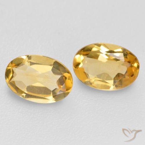 Shop natural 0.73ct ミディアムゴールデン シトリン gems, 楕円形, from ブラジル at GemSelect. In stock, global shipping!