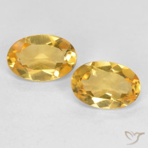 Shop natural 0.74ct ゴールドオレンジ シトリン gems, 楕円形, from ブラジル at GemSelect. In stock, global shipping!