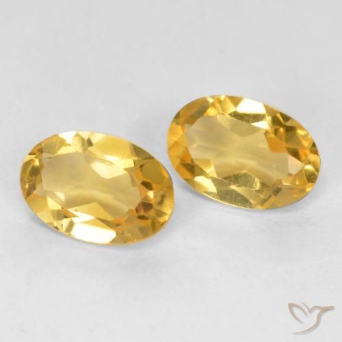 Shop natural 0.74ct ゴールドオレンジ シトリン gems, 楕円形, from ブラジル at GemSelect. In stock, global shipping!