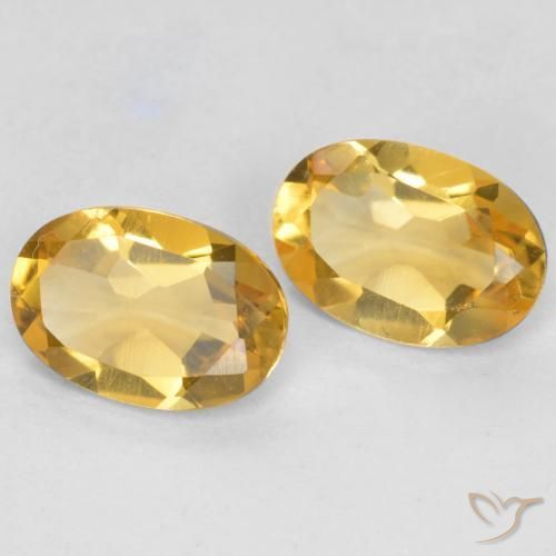 Shop natural 0.74ct ミディアムゴールデン シトリン gems, 楕円形, from ブラジル at GemSelect. In stock, global shipping!
