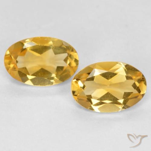 Shop natural 0.68ct ミディアムゴールデン シトリン gems, 楕円形, from ブラジル at GemSelect. In stock, global shipping!
