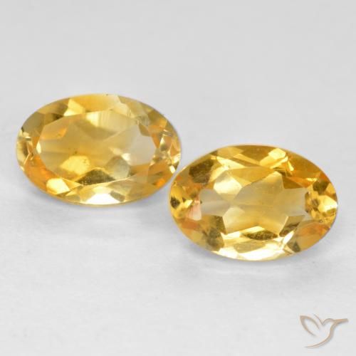 Shop natural 0.90ct ミディアムゴールデン シトリン gems, 楕円形, from ブラジル at GemSelect. In stock, global shipping!
