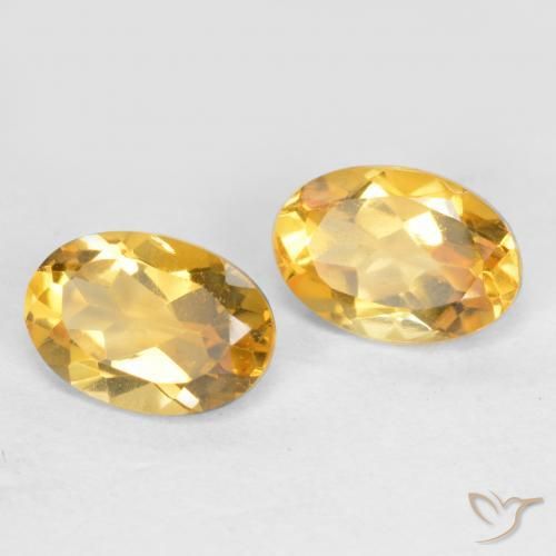 Shop natural 0.87ct 濃いゴールデンオレンジ シトリン gems, 楕円形, from ブラジル at GemSelect. In stock, global shipping!