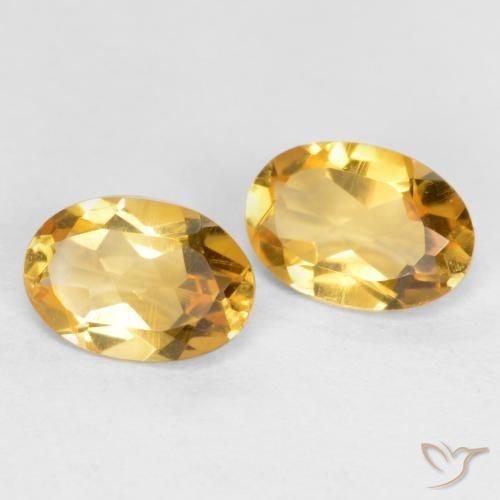 Shop natural 0.72ct ゴールドオレンジ シトリン gems, 楕円形, from ブラジル at GemSelect. In stock, global shipping!