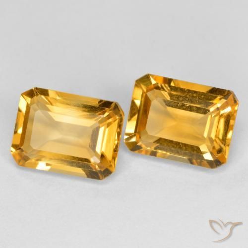 Shop natural 2.85ct オレンジゴールド シトリン gems, 八角形 / エメラルドカット, from ブラジル at GemSelect. In stock, global shipping!