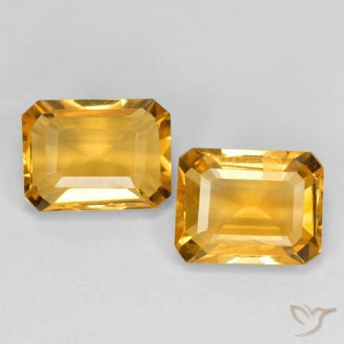Shop natural 2.94ct オレンジゴールド シトリン gems, 八角形 / エメラルドカット, from ブラジル at GemSelect. In stock, global shipping!