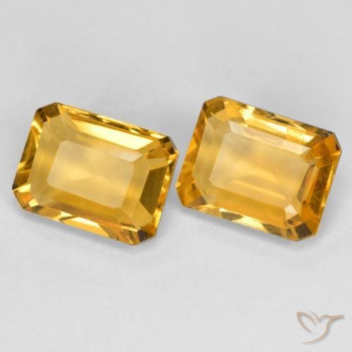 Shop natural 2.94ct オレンジゴールド シトリン gems, 八角形 / エメラルドカット, from ブラジル at GemSelect. In stock, global shipping!