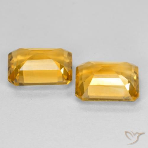 Shop natural 2.94ct オレンジゴールド シトリン gems, 八角形 / エメラルドカット, from ブラジル at GemSelect. In stock, global shipping!