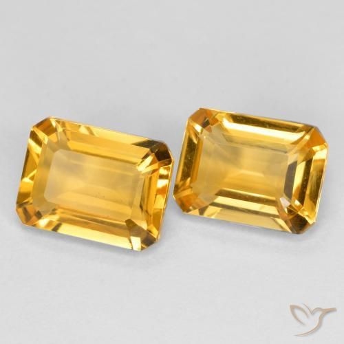 Shop natural 2.84ct オレンジゴールド シトリン gems, 八角形 / エメラルドカット, from ブラジル at GemSelect. In stock, global shipping!