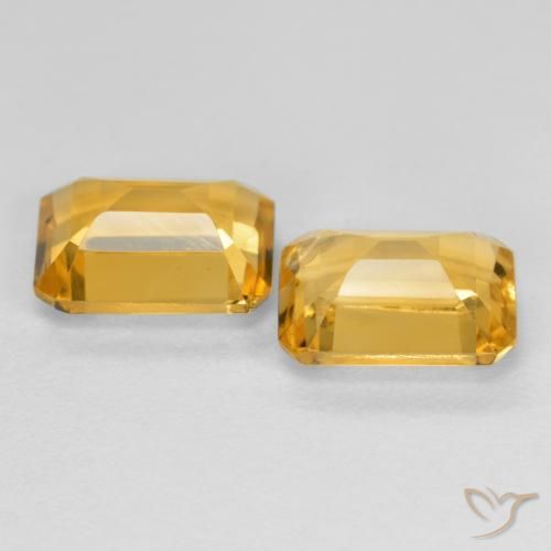 Shop natural 2.84ct オレンジゴールド シトリン gems, 八角形 / エメラルドカット, from ブラジル at GemSelect. In stock, global shipping!