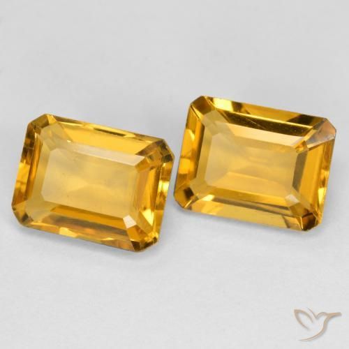 Shop natural 2.93ct ミディアムオレンジゴールド シトリン gems, 八角形 / エメラルドカット, from ブラジル at GemSelect. In stock, global shipping!