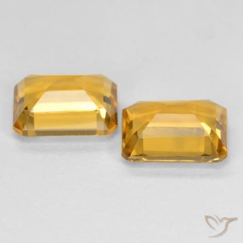 Shop natural 2.93ct ミディアムオレンジゴールド シトリン gems, 八角形 / エメラルドカット, from ブラジル at GemSelect. In stock, global shipping!