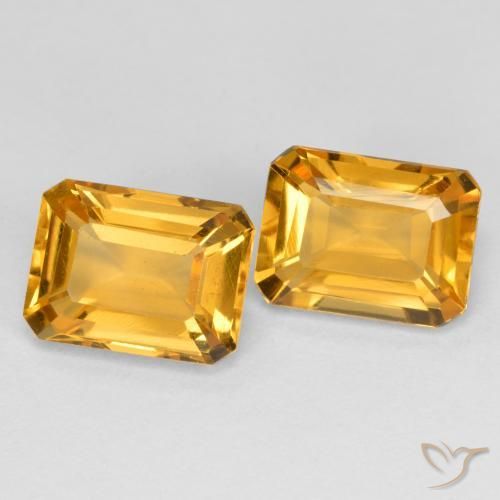 Shop natural 3.07ct オレンジゴールド シトリン gems, 八角形 / エメラルドカット, from ブラジル at GemSelect. In stock, global shipping!