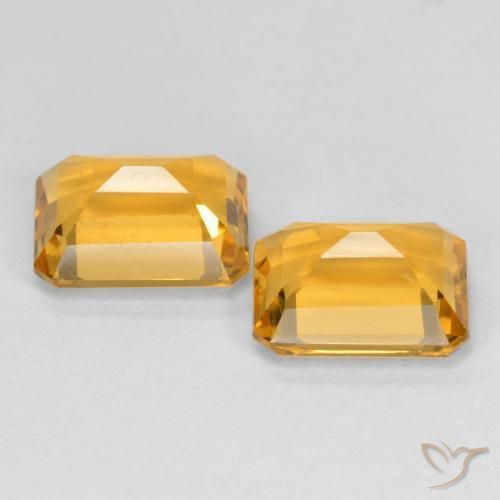 Shop natural 3.07ct オレンジゴールド シトリン gems, 八角形 / エメラルドカット, from ブラジル at GemSelect. In stock, global shipping!
