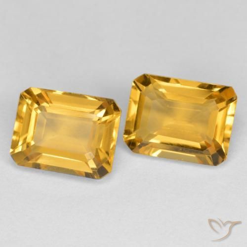 Shop natural 3.02ct ゴールド シトリン gems, 八角形 / エメラルドカット, from ブラジル at GemSelect. In stock, global shipping!