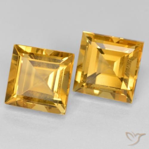 Shop natural 3.65ct ダークゴールデン シトリン gems, 四角形, from ブラジル at GemSelect. In stock, global shipping!