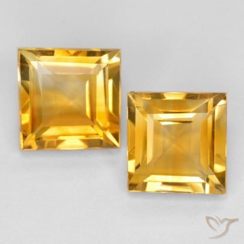 Shop natural 3.11ct 濃いゴールデンオレンジ シトリン gems, 四角形, from ブラジル at GemSelect. In stock, global shipping!