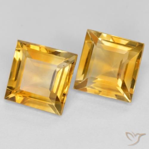 Shop natural 3.11ct 濃いゴールデンオレンジ シトリン gems, 四角形, from ブラジル at GemSelect. In stock, global shipping!