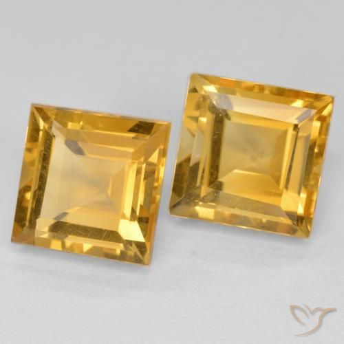 Shop natural 3.78ct ゴールドオレンジ シトリン gems, 四角形, from ブラジル at GemSelect. In stock, global shipping!