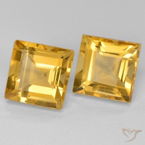 Shop natural 3.65ct ミディアムダークゴールデン シトリン gems, 四角形, from ブラジル at GemSelect. In stock, global shipping!