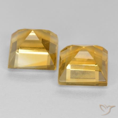 Shop natural 3.65ct ミディアムダークゴールデン シトリン gems, 四角形, from ブラジル at GemSelect. In stock, global shipping!