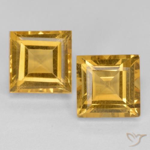 Shop natural 3.88ct ゴールドオレンジ シトリン gems, 四角形, from ブラジル at GemSelect. In stock, global shipping!