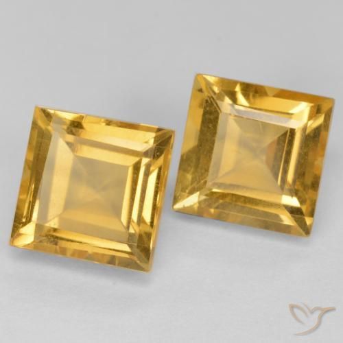 Shop natural 3.88ct ゴールドオレンジ シトリン gems, 四角形, from ブラジル at GemSelect. In stock, global shipping!