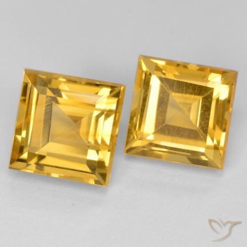 Shop natural 3.79ct ミディアムダークゴールデン シトリン gems, 四角形, from ブラジル at GemSelect. In stock, global shipping!