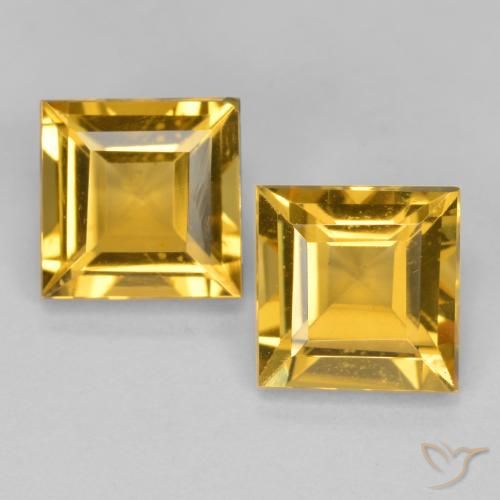 Shop natural 3.02ct 濃いゴールド シトリン gems, 四角形, from ブラジル at GemSelect. In stock, global shipping!