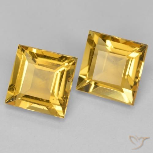 Shop natural 3.02ct 濃いゴールド シトリン gems, 四角形, from ブラジル at GemSelect. In stock, global shipping!