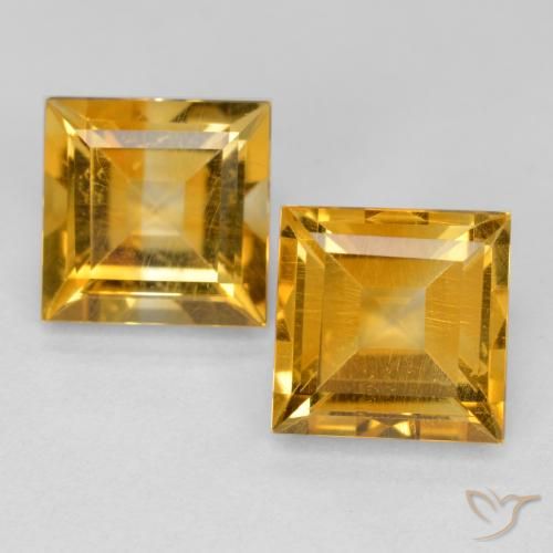 Shop natural 3.35ct オレンジゴールド シトリン gems, 四角形, from ブラジル at GemSelect. In stock, global shipping!