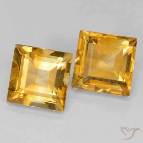 Shop natural 3.35ct オレンジゴールド シトリン gems, 四角形, from ブラジル at GemSelect. In stock, global shipping!