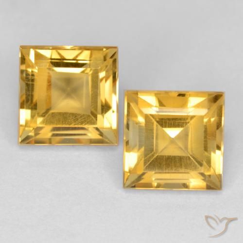 Shop natural 3.59ct ゴールド シトリン gems, 四角形, from ブラジル at GemSelect. In stock, global shipping!