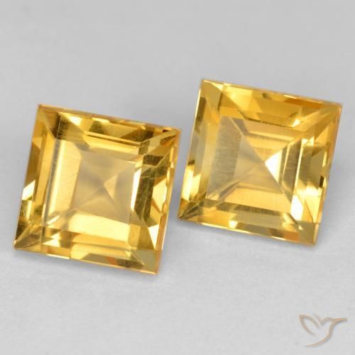 Shop natural 3.59ct ゴールド シトリン gems, 四角形, from ブラジル at GemSelect. In stock, global shipping!