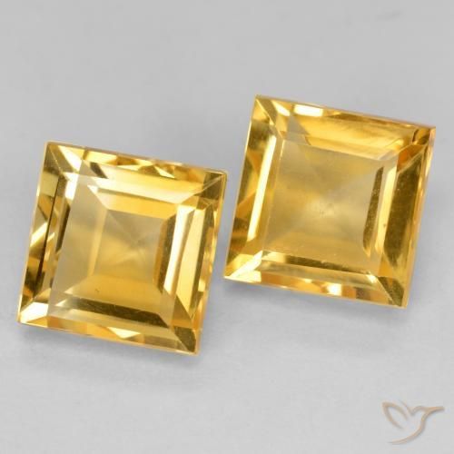 Shop natural 3.65ct ゴールド シトリン gems, 四角形, from ブラジル at GemSelect. In stock, global shipping!