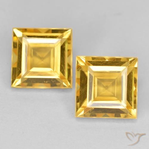Shop natural 3.41ct ゴールド シトリン gems, 四角形, from ブラジル at GemSelect. In stock, global shipping!