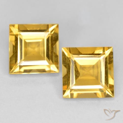 Shop natural 2.99ct ゴールドオレンジ シトリン gems, 四角形, from ブラジル at GemSelect. In stock, global shipping!