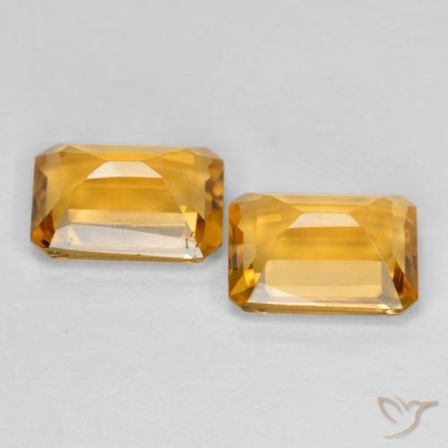 Shop natural 2.54ct ダークゴールデン シトリン gems, 八角形 / エメラルドカット, from ブラジル at GemSelect. In stock, global shipping!